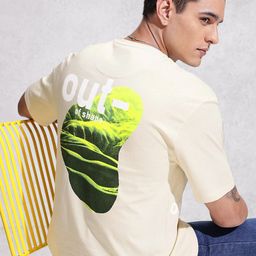 WROGN Pure Cotton Graphic Printed Oversized T-shirt-picture-11