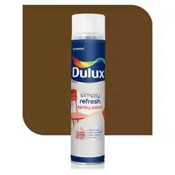 Dulux 400 ml Simply Refresh Dark Brown Glossy Finish Spray Paint for Metal, Wood, and Walls-image-4