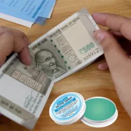 Soni Office Mate 30 g Note Grip Long Lasting Hold, Non-Toxic and Mess Free for Cashiers, Bankers & Retail Use (Pack of 10) image 3