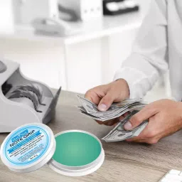 Soni Office Mate 30 g Note Grip Long Lasting Hold, Non-Toxic and Mess Free for Cashiers, Bankers & Retail Use (Pack of 10) image 4