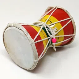 A&A Kreative Box Wooden Damru Toy -Hand Crafted image 2