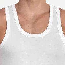 KANSAL Pack Of 3 Scoops Neck Innerwear Vests10-MACHU_RN_P3 image 3