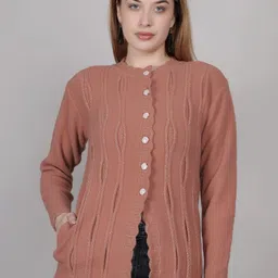 Thansmay Kleider Women Quirky Woollen Cardigan-image-32