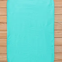 fab n funky Baby Diaper Changing Waterproof Mat Animal Print With PVC Fabric -Sea Green image 3