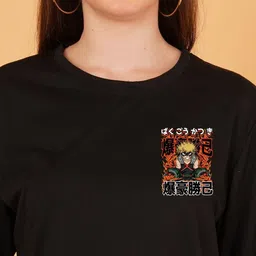 kintu parantu Women Pack Of 2 Printed Round Neck T-shirt image 4