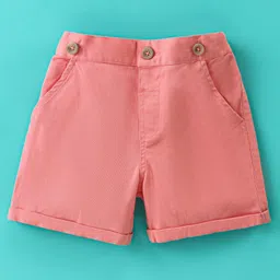 ToffyHouse 100% Cotton Woven Half Sleeves Abstract Printed Shirt & Shorts Set With Bow & Suspender - Onion image 4