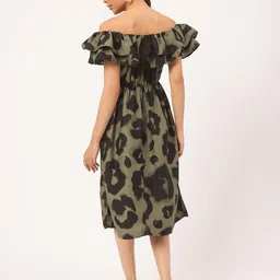 DressBerry Artsy Gal Off-Shoulder Layered Sheath Dress image 5