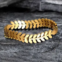 DIVASTRI Women Antique Gold-Plated Kada Bracelet-picture-26