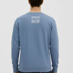 Mast & Harbour Typography Printed Drop-Shoulder Sleeve Sweatshirt image 3