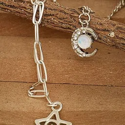 Beenth & Doneth Silver-Plated Stainless Steel Necklace-picture-39