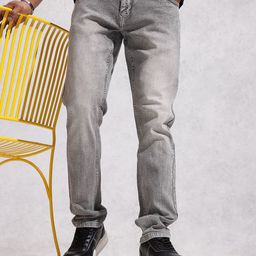 WROGN Men Slim Fit Light Fade Stretchable Jeans-picture-9
