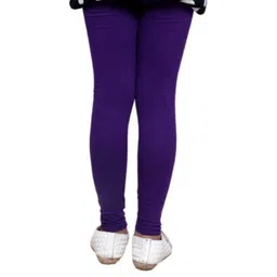 Tik Tok WEARS Girls Purple Churidar Length Leggings-picture-44