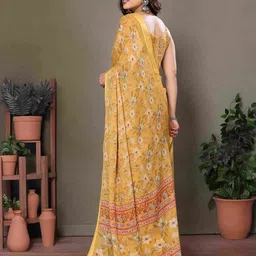 CATCHY FOREVER Silk Blend Designer Saree image 3