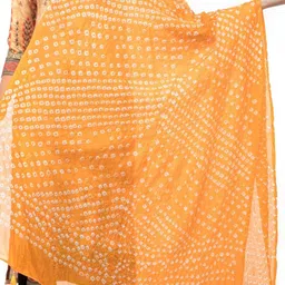 A R SILK DUPATTA HUB Woven Design Bandhani Dupatta image 5