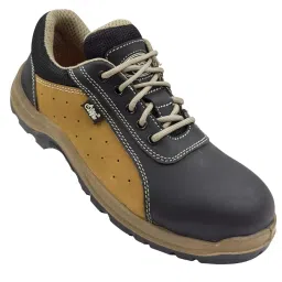 Allen Cooper Steel Toe Safety Shoe Low Ankle PU Sole UK 11 Size Black for Industrial Use, ACL 1702-picture-23