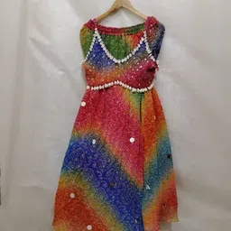 Rajni Collection Embroidered Mirror Work Ready to Wear Lehenga & Choli image 3