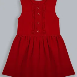 ShopperTree Girls Round Neck Fit and Flare Dress-picture-32
