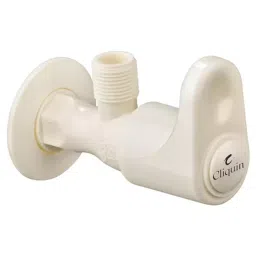 Cliquin Aura Series Wall Mount PTMT Angle Valve with Wall Flange in Ivory Color, AU-3001 P1-picture-34