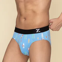 XYXX Men Pack Of 2 Conversational Printed Cotton Briefs XYBRF3PCKN898 image 5