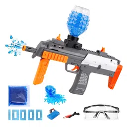 Toysire 2 in 1 Shooting Air & Water Gel Ball Gun Toy for Boys Water Beads and Goggles for Outdoor Activities-picture-12
