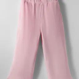 UCB Knit Full Length Solid Color Velour Track Pant - Pink-picture-16
