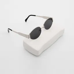 PELLE LUXUR Women Oval Sunglasses with UV Protected Lens PL25GS09-image-85