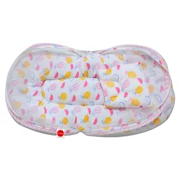 VParents Fruity Baby 4 Piece Bedding Set with Pillow and Bolsters Sleeping Bag and Bedding Set - Pink image 5