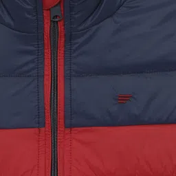 t-base Boys Red Colourblocked Lightweight Jacket image 3