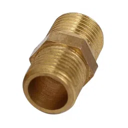 Generic 1/8 Inch Hex Nipple Tube Pipe Connecting Fittings-Pack of 8 image 3