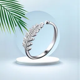 Teeragaj Stone-Studded Adjustable Finger Ring-image-15