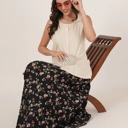 brownverse BrownverseWomen Cotton Shirt Style Top image 4