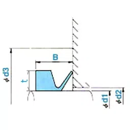 NOK 36~38 mm Single Lip VR Type Fluoro Rubber Oil Seal, VR38AF-picture-40