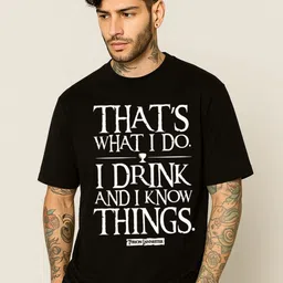 Be Crazy Men Typography Printed Round Neck Cotton T-shirt-picture-29