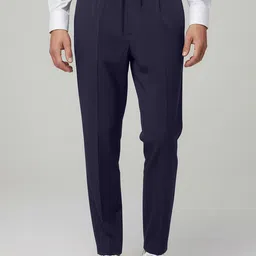 Celio Men Solid Straight Fit Mid-Rise Regular Trousers-picture-31