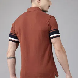 U.S. Polo Assn. Striped Polo Collar Pure Cotton T-shirt image 2