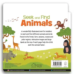 wonder house books Seek And Find - Animals image 2