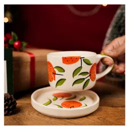 Arte Casa Citrus Delight Cup & Saucer Set image 2