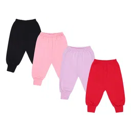 CLAP Infants Pack Of 4 Mid-Rise Joggers-picture-11