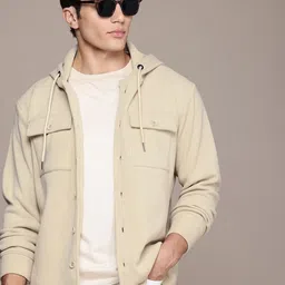 French Connection Outdoor Open Front Hooded Jacket-picture-12