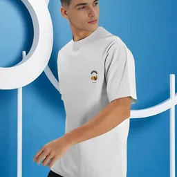 R.Code by The Roadster Life Co. Men Typography Printed Applique T-shirt image 5