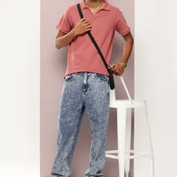 DILLINGER Men Baggy Fit Heavy Fade Stretchable Jeans image 4