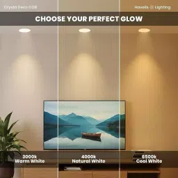 Havells 18 W Crysta Deco LED COB Light Sand Gold 4000 K 95 mm Cut Out Diameter and 55 mm Height, LHEEBEPDUE1O018 image 5