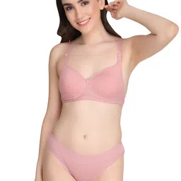 Liigne Pack Of 2 Women Everyday Padded Bra Lingerie Sets image 3