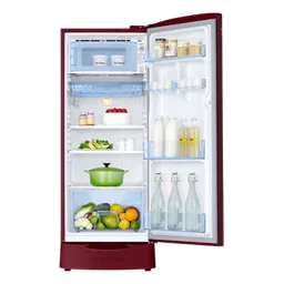 samsung 183 l stylish grandé design single door refrigerator rr20d2825rz burgundy red image 4