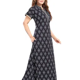 TRUNDZ Printed Maxi Nightdress image 4