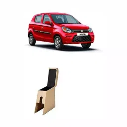 Carsonia Wooden Front Armrest Beige for Maruti Alto image 3