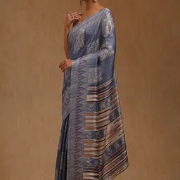 Soch Ethnic Motifs Art Silk Handloom Saree image 3