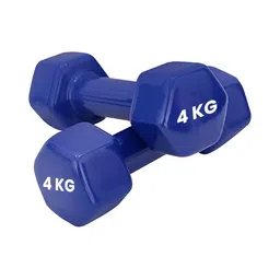GRIP Unisex Set Of 2 Hexagon Fixed Weight Dumbbell - 4 kg Each-picture-30