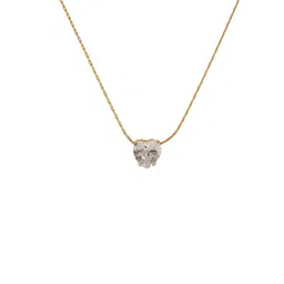 Aadvik Designs Gold-Plated Heart Shaped Pendants with Chains image 2