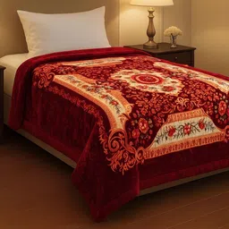 Signature Andrew Floral Lightweight 450 GSM Mild Winter Blanket image 2